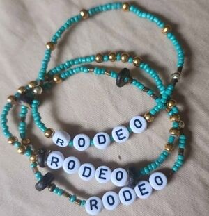 - Turquoise and Gold- Rodeo